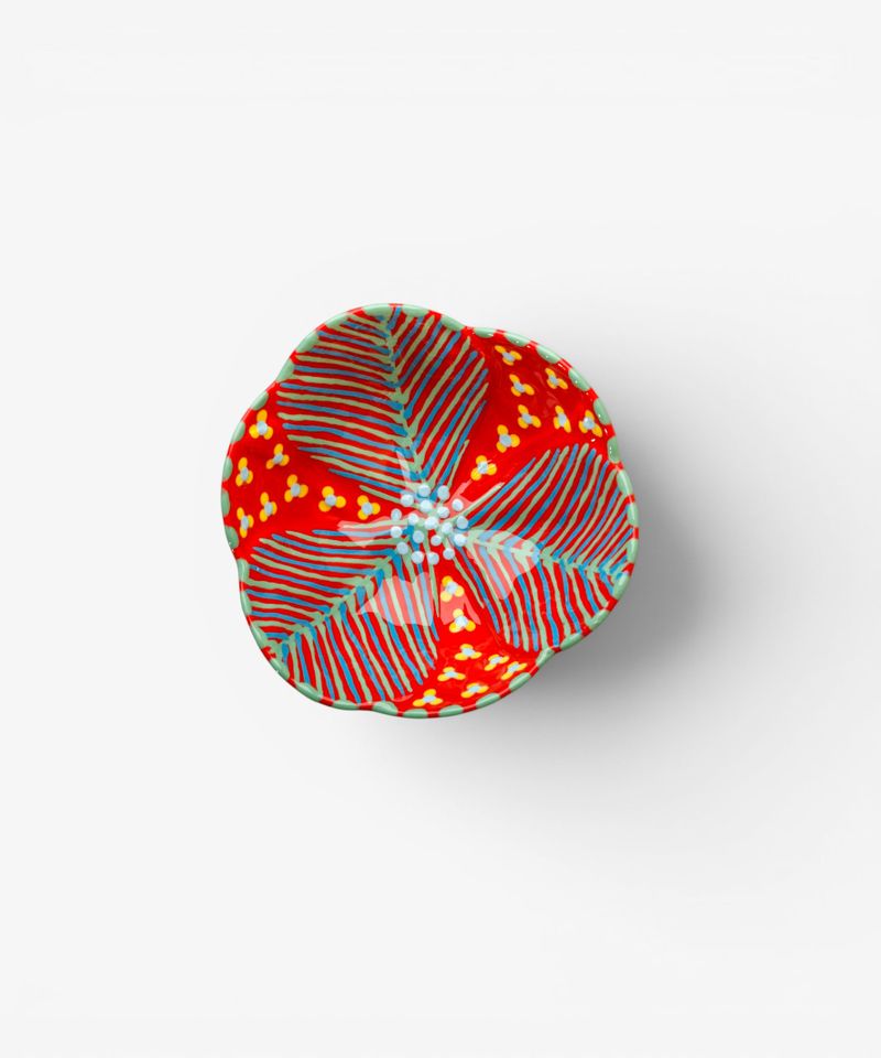 Tulip Ramekin Red