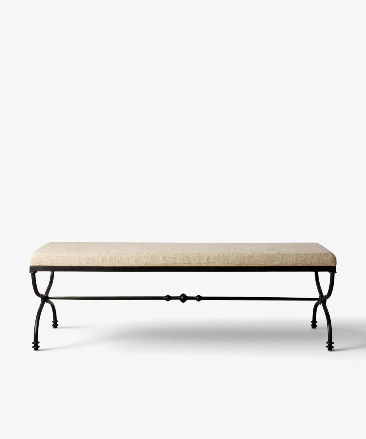 Madeleine Wrought Iron Bench