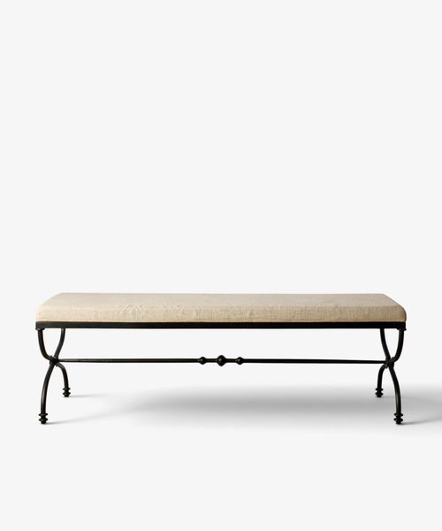 Madeleine Wrought Iron Bench