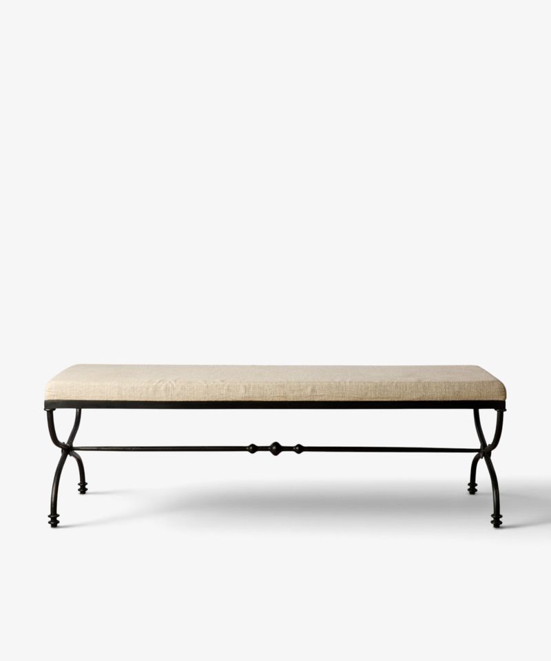 Madeleine Wrought Iron Bench