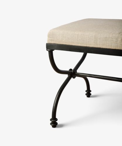 Madeleine Wrought Iron Bench