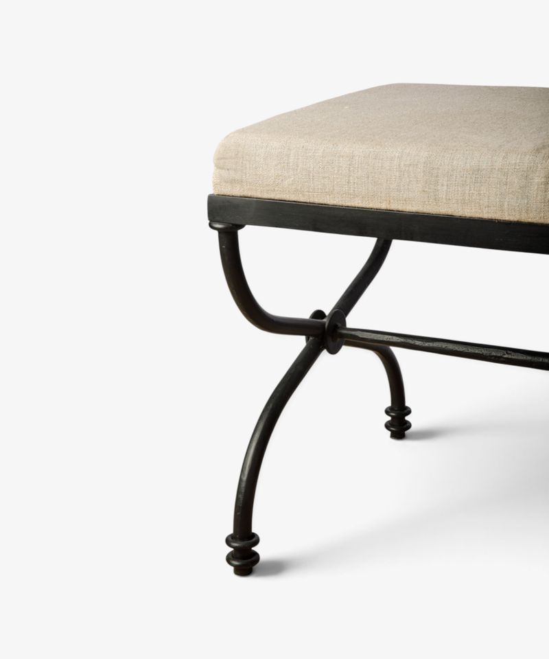 Madeleine Wrought Iron Bench