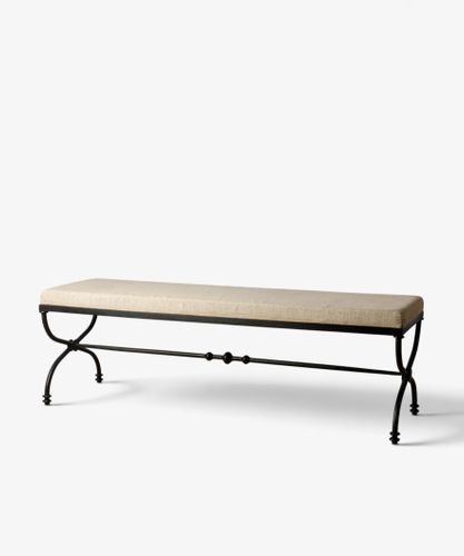 Madeleine Wrought Iron Bench