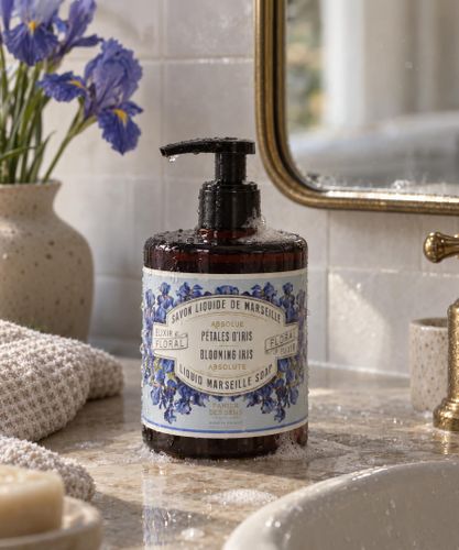 Blooming Iris Marseille Liquid Soap