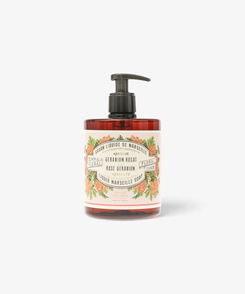 Rose Geranium Marseille Liquid Soap