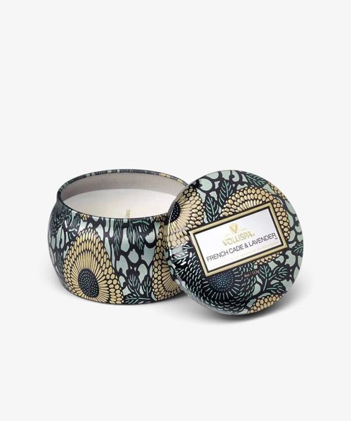 French Cade & Lavender Decorative Candle Tin