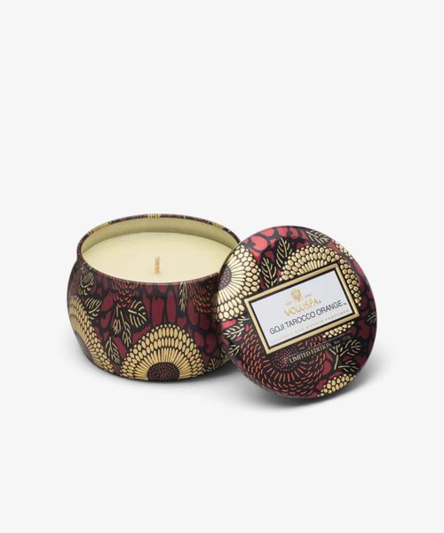 Goji Tarocco Orange Decorative Candle Tin