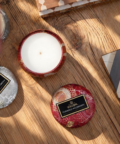 Foraged Wildberry Decorative Candle Tin