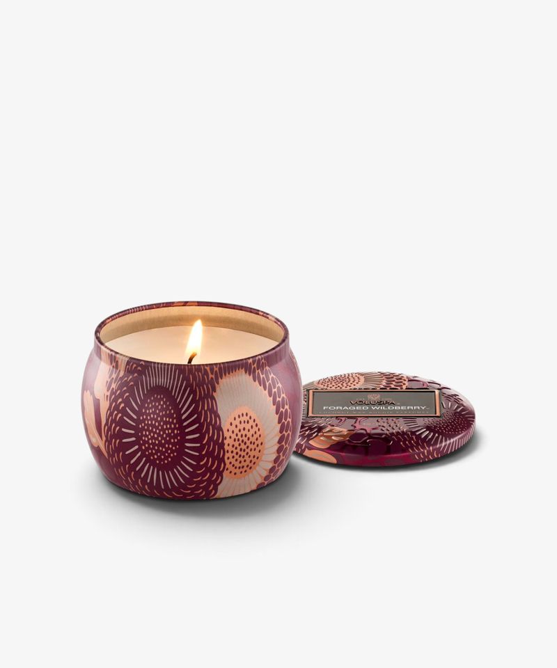 Foraged Wildberry Decorative Candle Tin