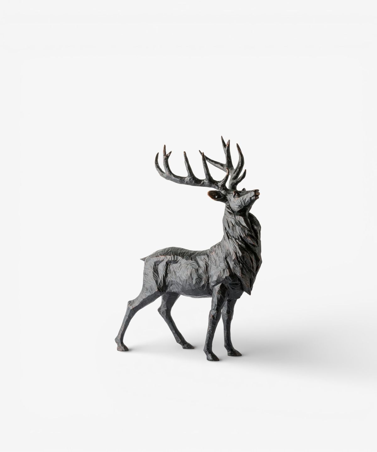 Black Stag Head Up