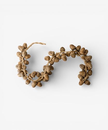 Festive Acorn Garland Rust