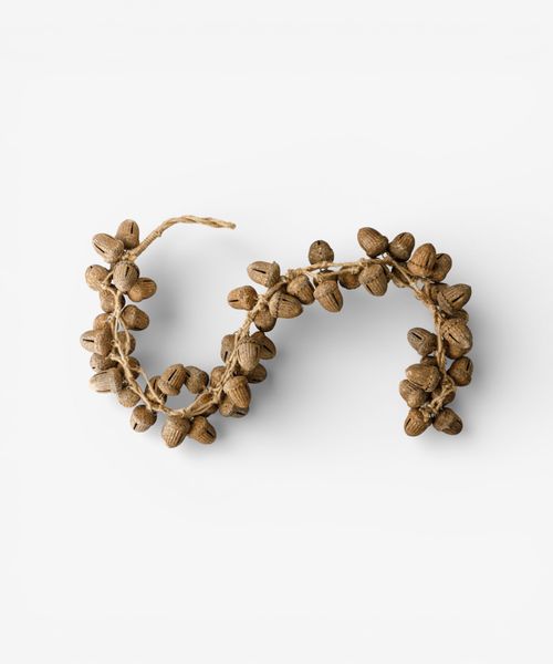Festive Acorn Garland Rust