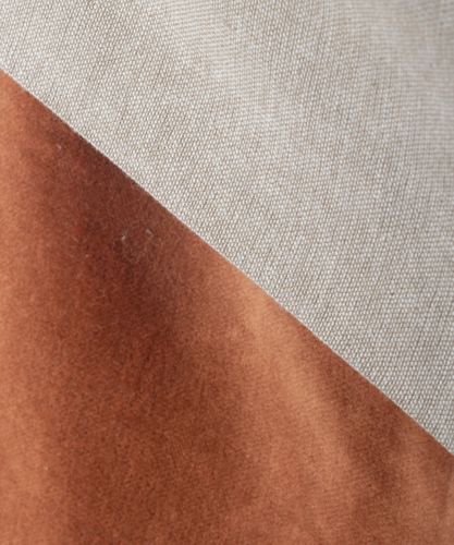 Two Toned Velvet Stocking Cinnamon
