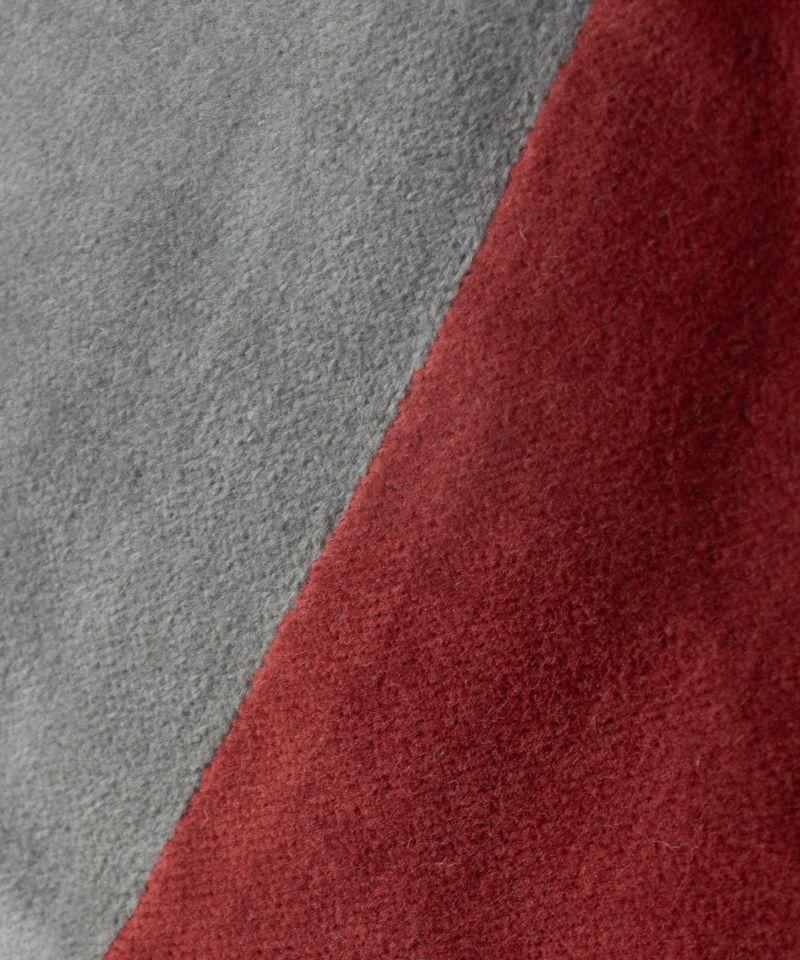 Two Toned Velvet Stocking Eggshell