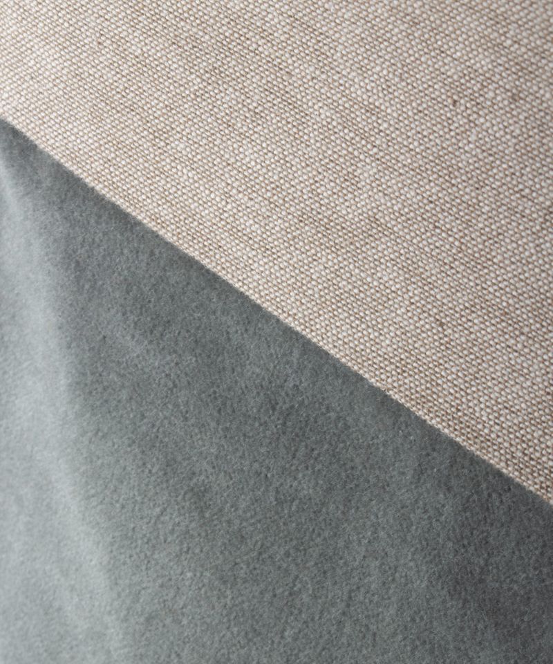 Two Toned Velvet Stocking Eggshell
