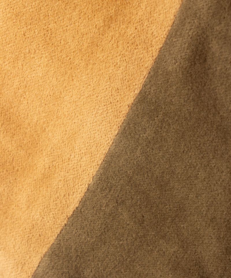 Two Toned Velvet Stocking Gold