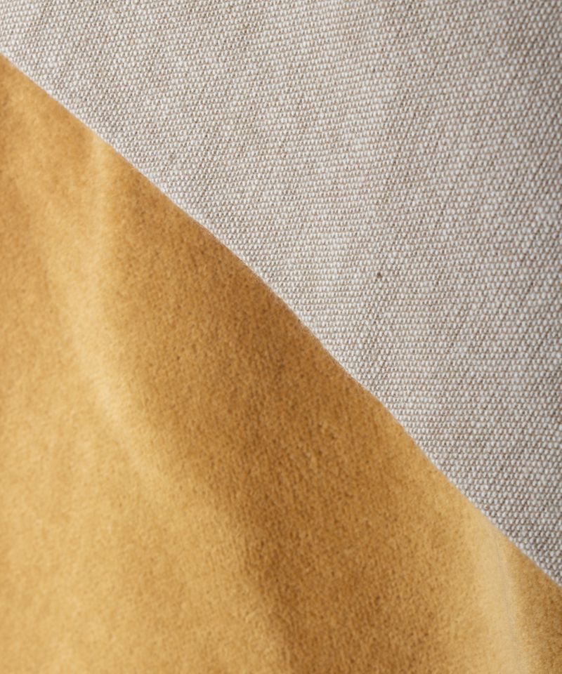 Two Toned Velvet Stocking Gold