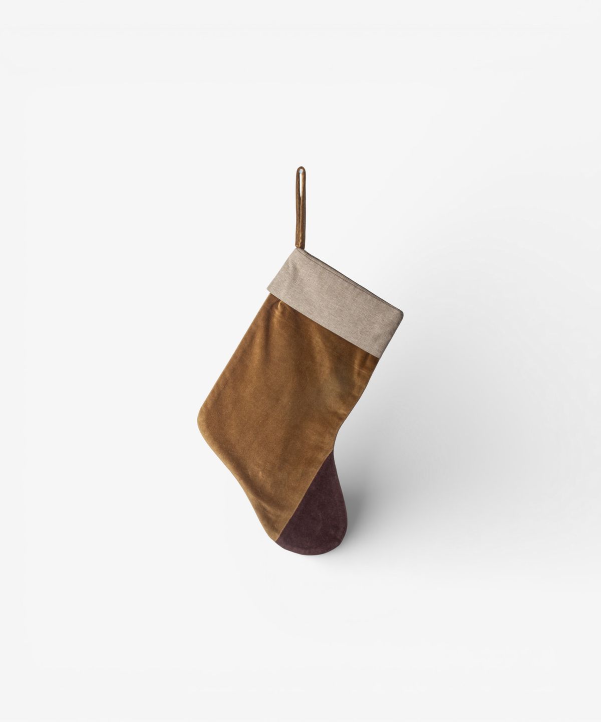 Two Toned Velvet Stocking Donkey