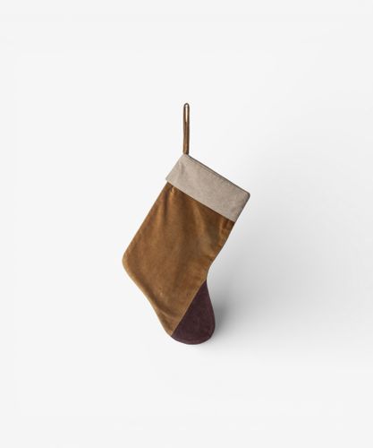 Two Toned Velvet Stocking Donkey