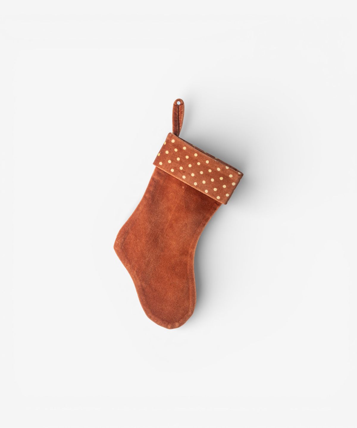Polka Stocking Cinnamon