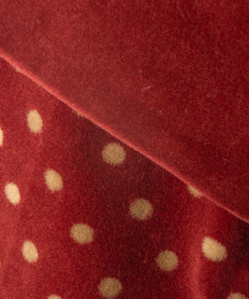 Full Polka Stocking Burnt Red