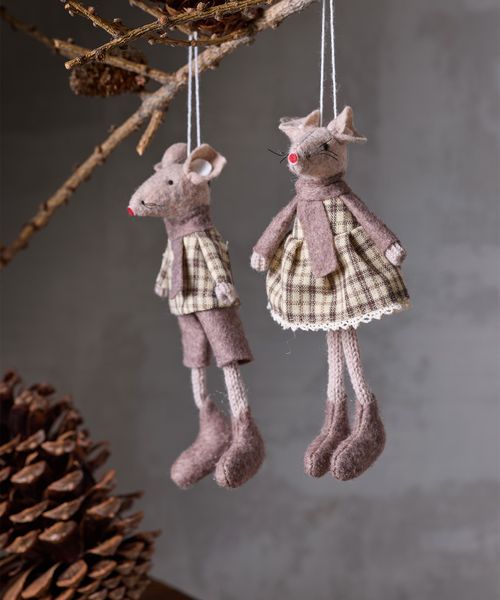 Brown Hilary Mouse Hanging