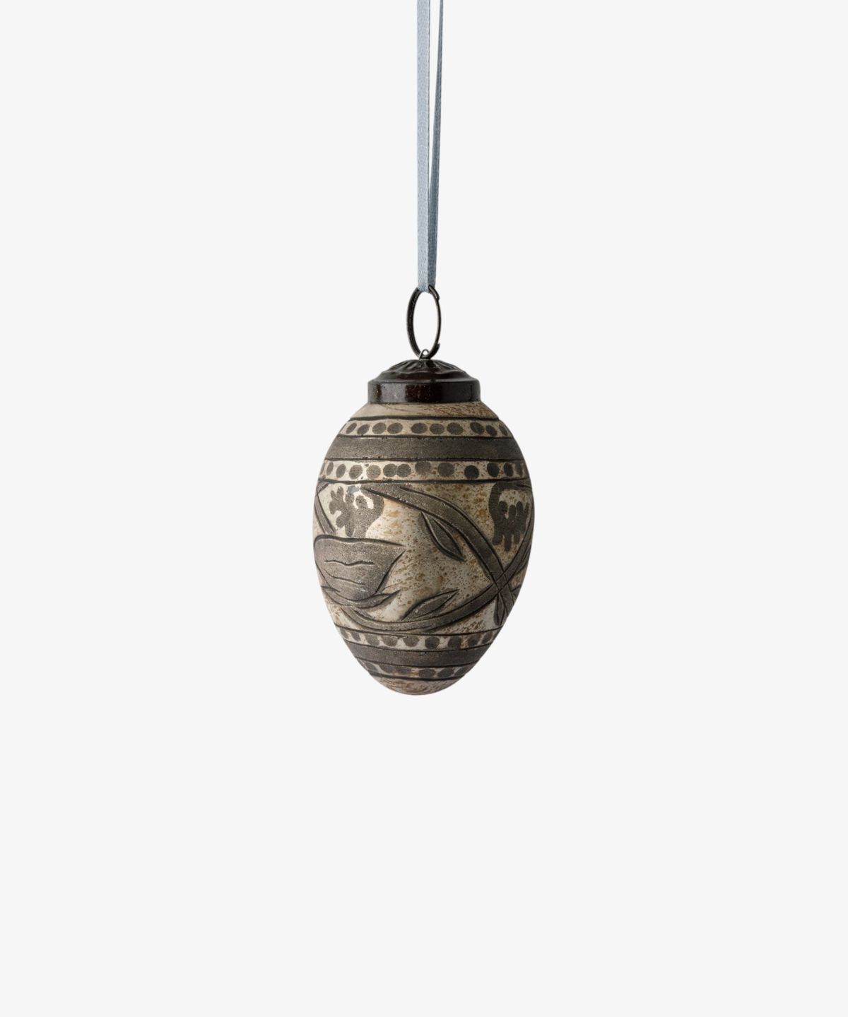 Silver Eclipse Small Hanging Egg