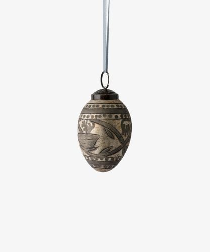 Silver Eclipse Small Hanging Egg