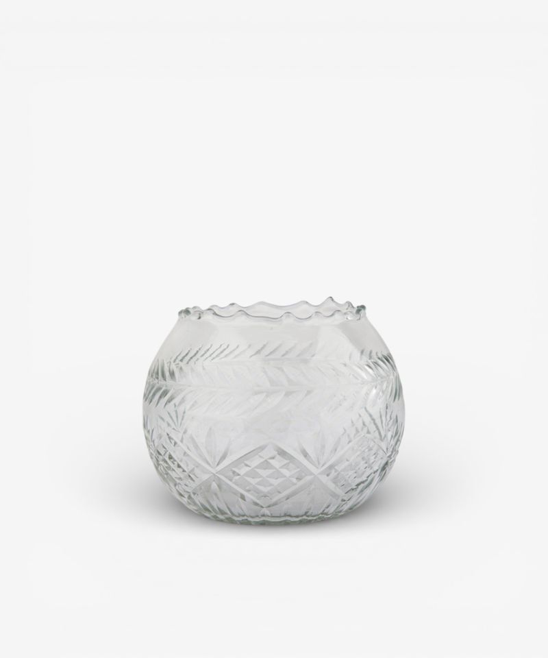 Round Votive with Cutting Small