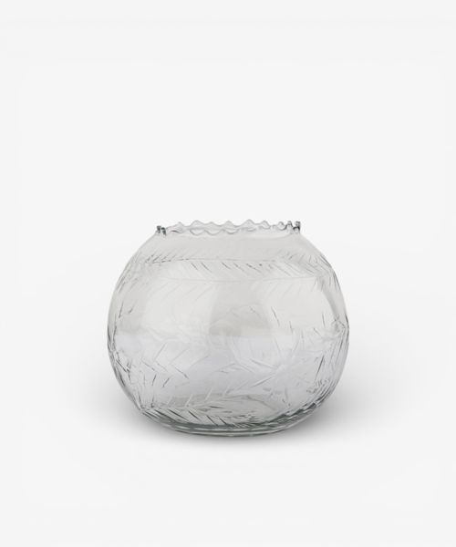 Round Votive with Cutting Large