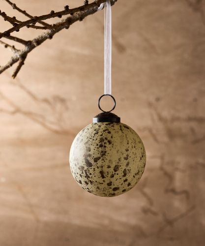 Painterly Cream Hanging Ball