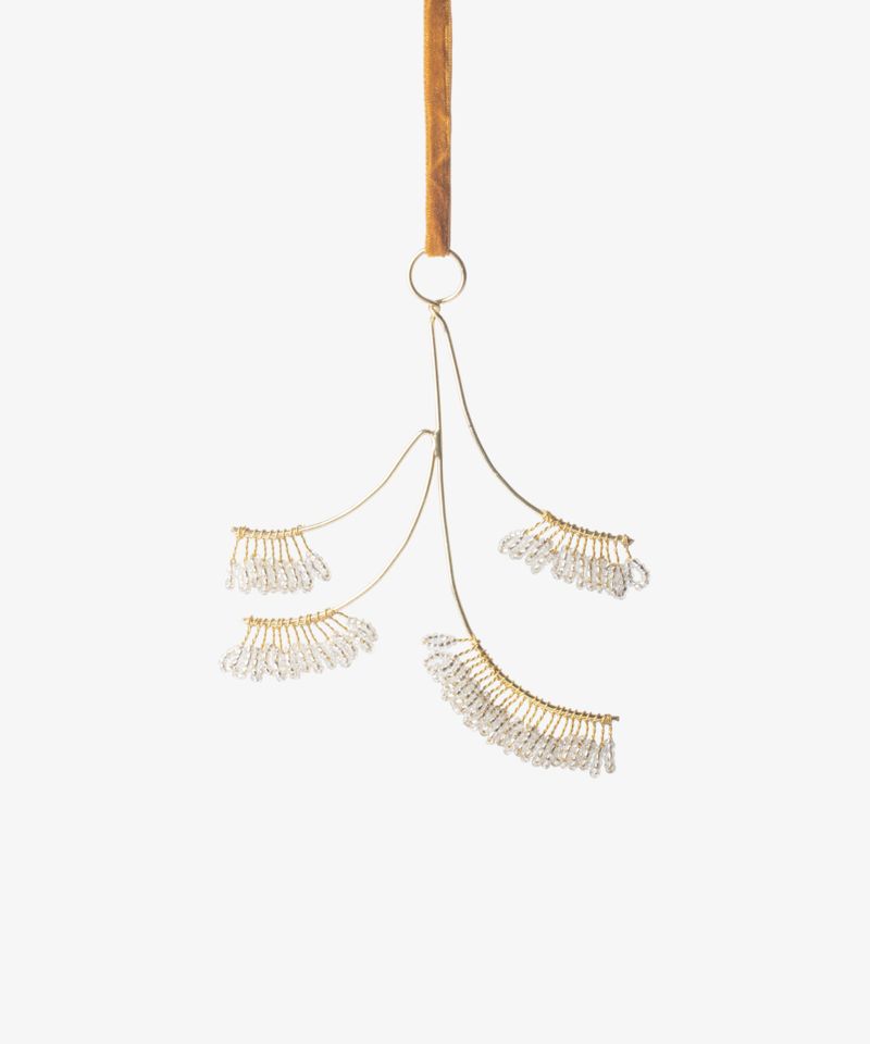 Hanging Beaded Stems Decoration