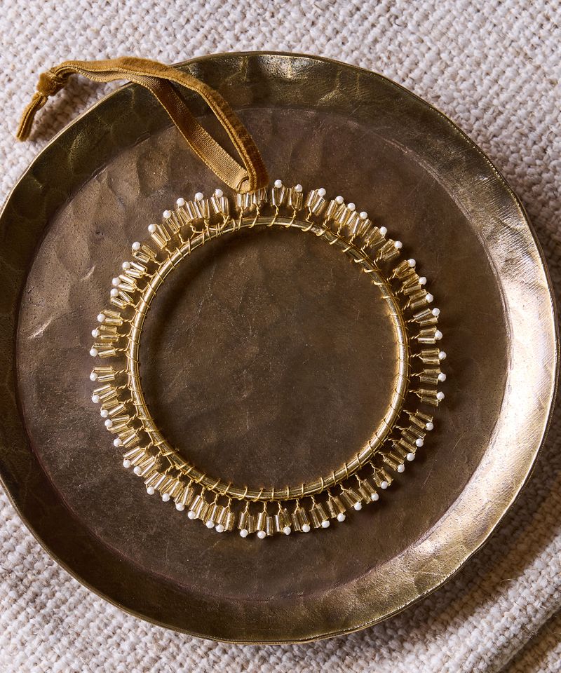 Hanging Beaded Circle