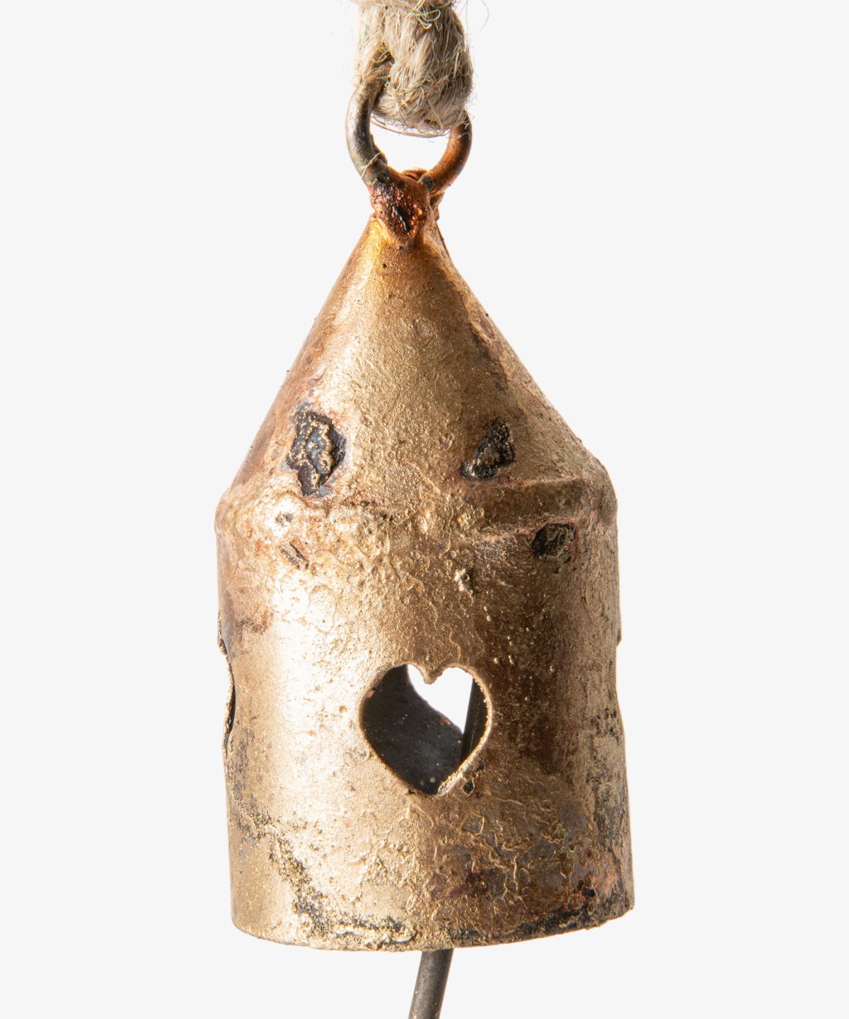 Temple Bell Heart Cut Out