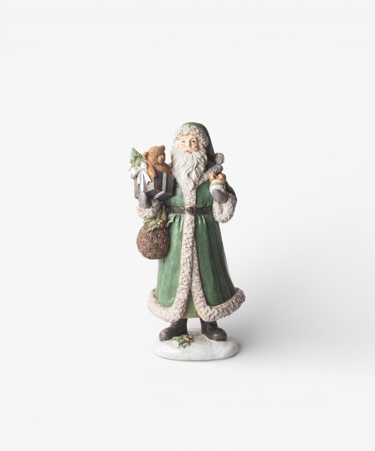 Festive Santa with Bear