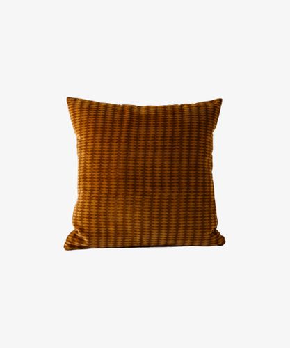 Tobacco Diamonds Handblock Cushion Cover