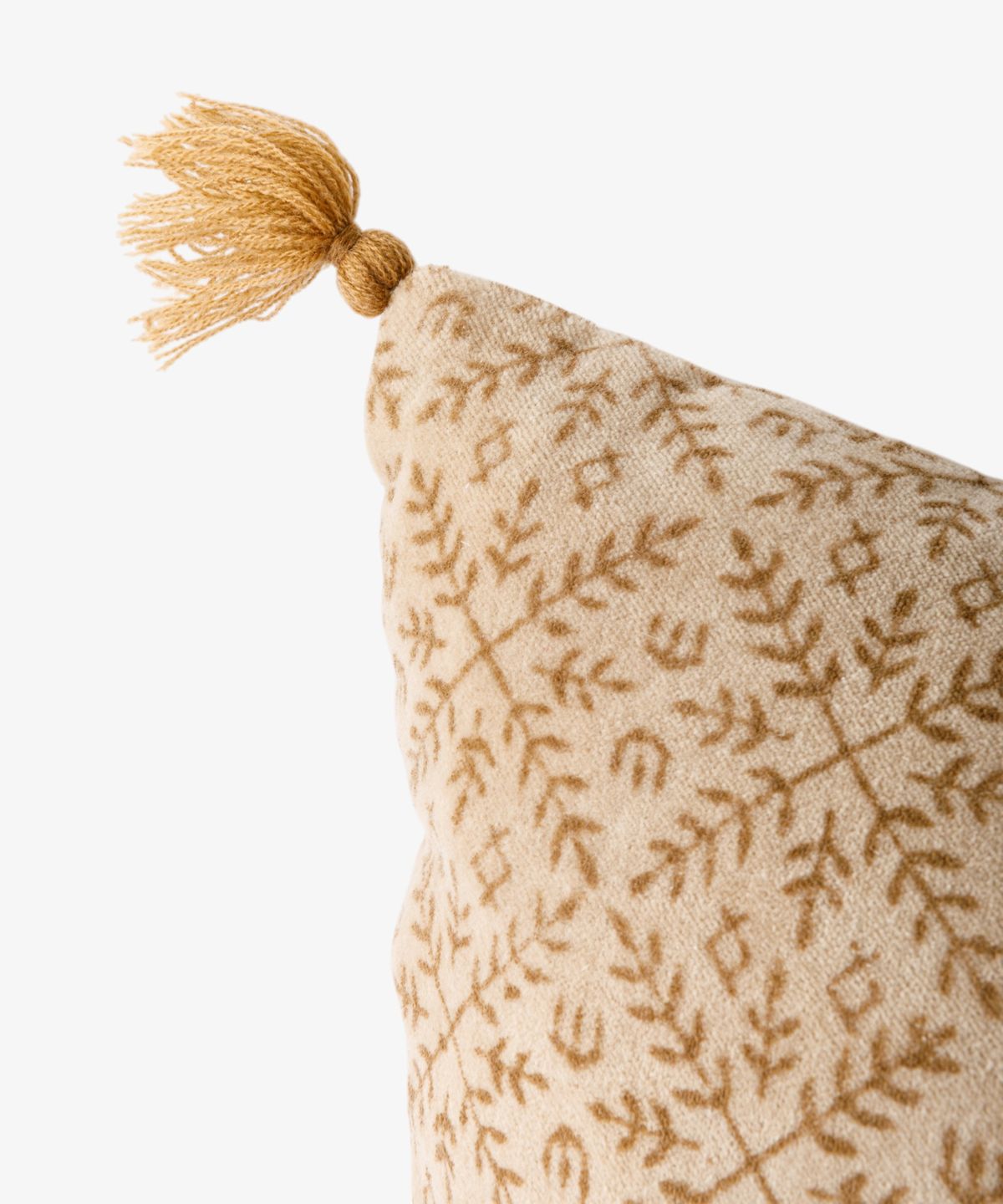 Jolie Handblock Velvet Cushion Cover