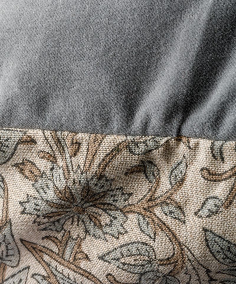 Serena Handblocked Velvet Euro (2PC)