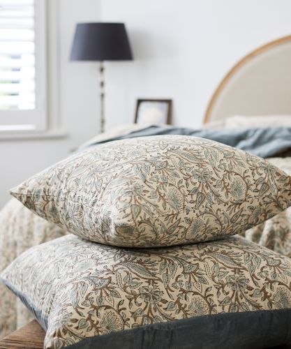Serena Handblocked Cushion Cover