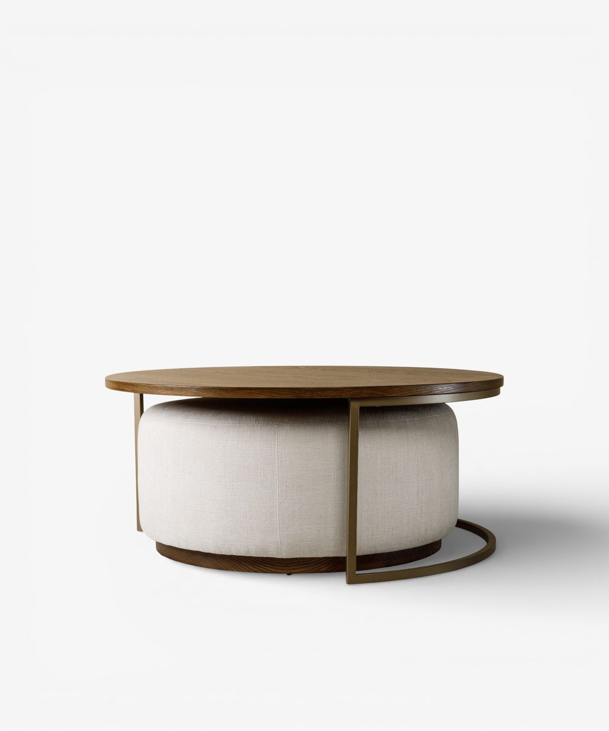 Edison Coffee Table Ottoman Off White