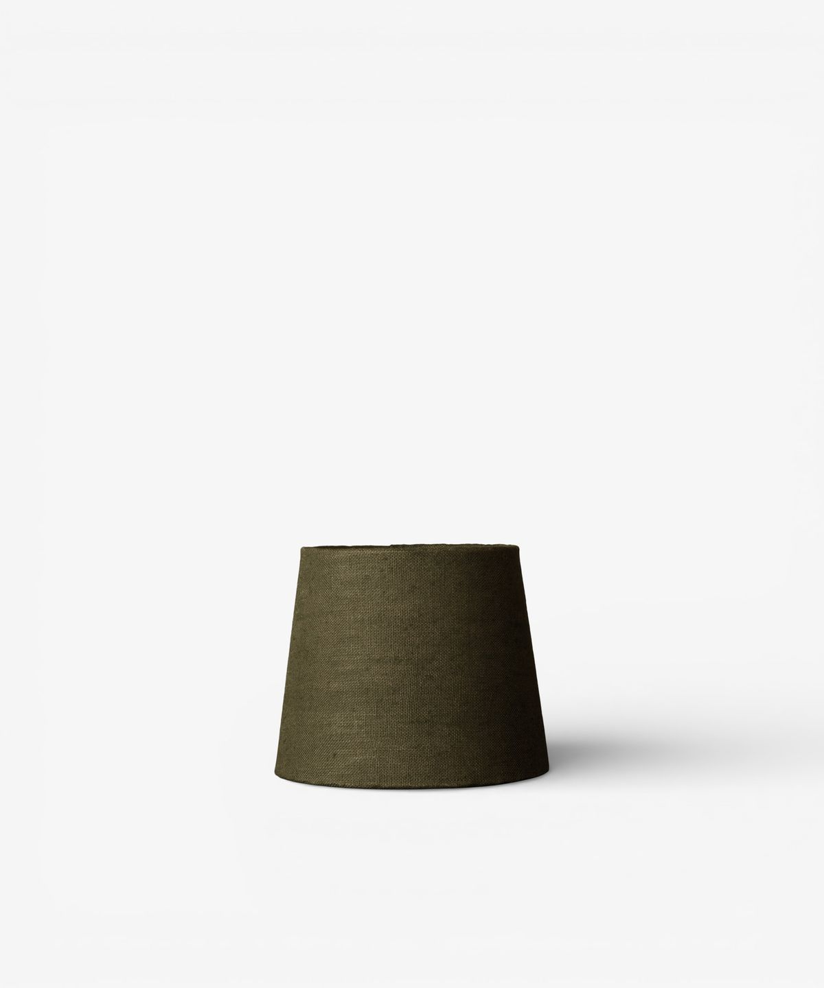 Small Drum Shade Olive Linen 20cm