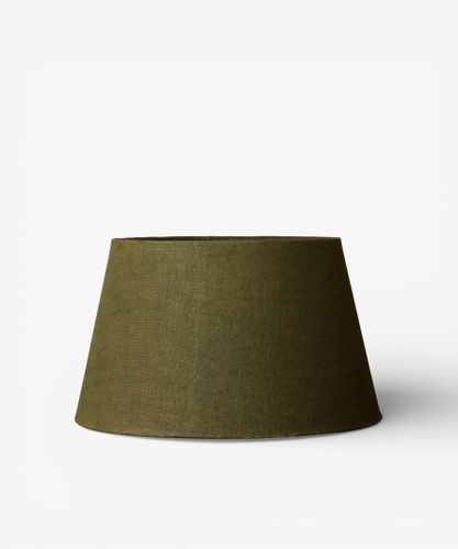 Tapered Drum Shade Olive Linen 40cm
