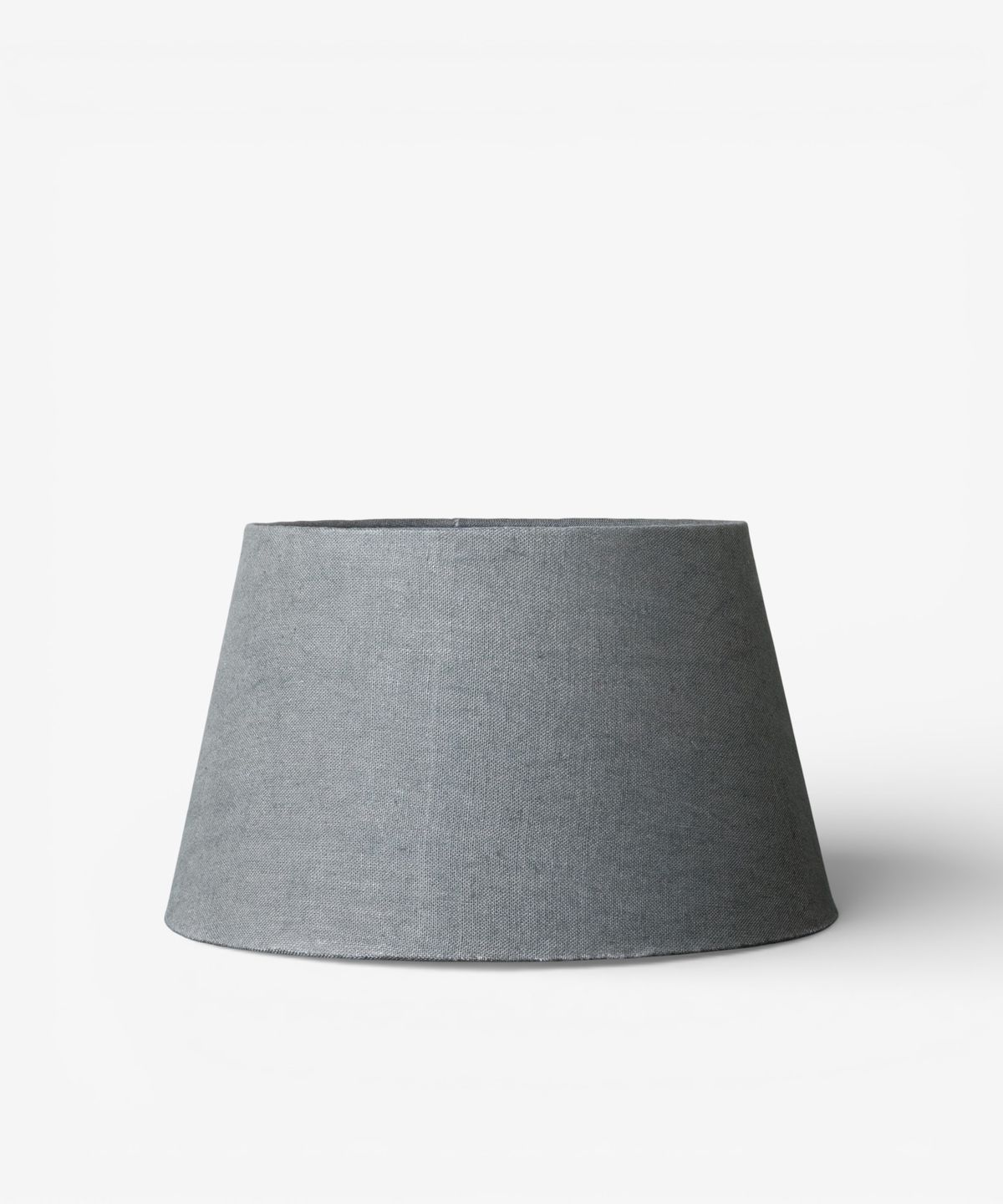 Tapered Drum Shade Grey Blue Linen 40cm