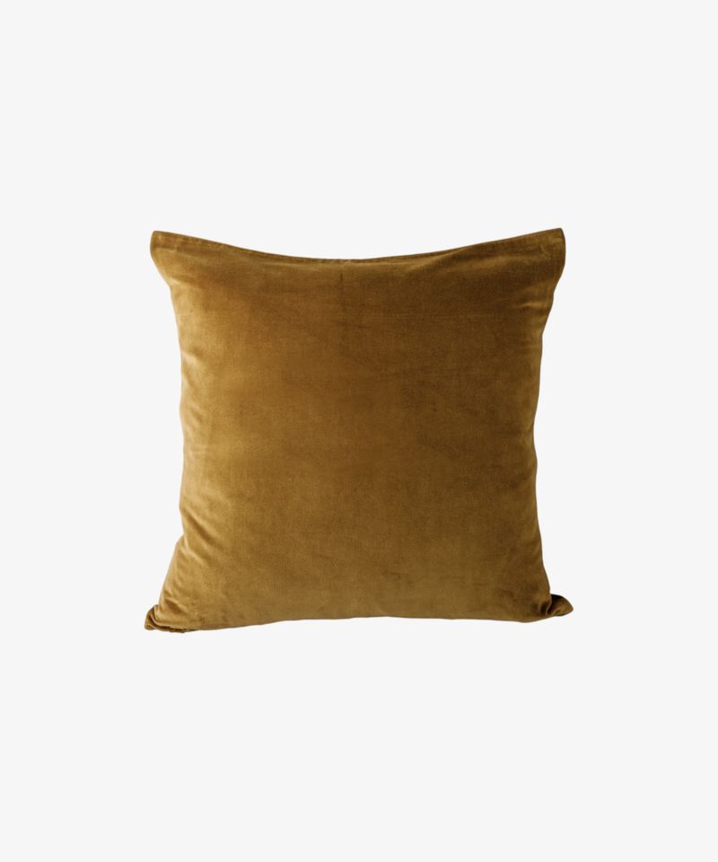 Velvet Cushion Cover Tobacco