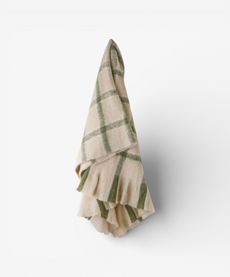 Juniper Check Throw Green