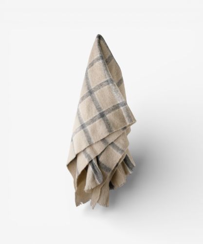 Juniper Check Throw Grey