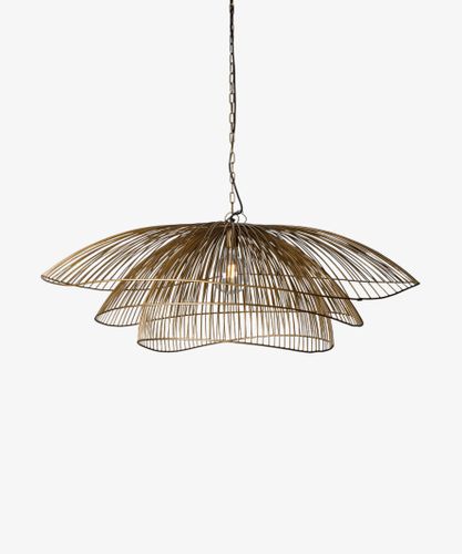 Havana Layered Metal Pendant