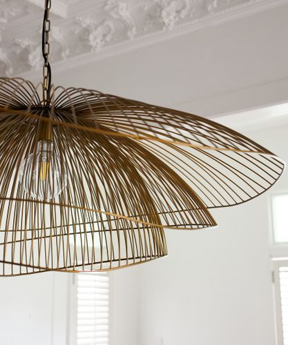 Havana Layered Metal Pendant