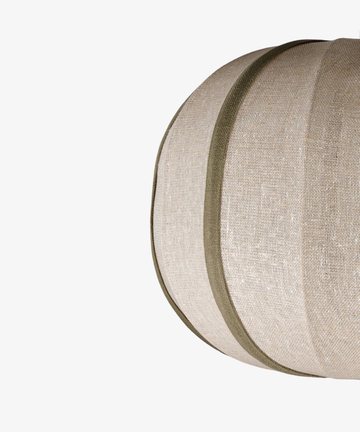 Thea Sphere Olive & Natural Pendant