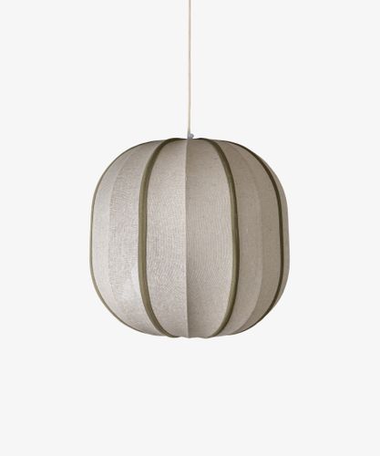Thea Orb Olive & Natural Pendant